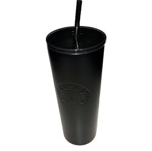 MATTE BLACK STAINLESS STEEL STARBUCKS COLD CUP